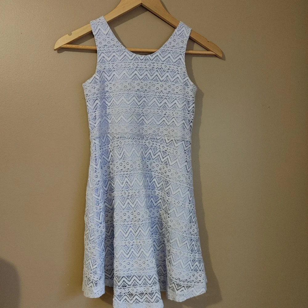 Children's Place lavender lace sleeveless dress